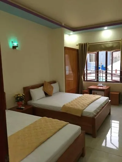 Camera twin con vista sulle montagne — Trang Toan Hotel